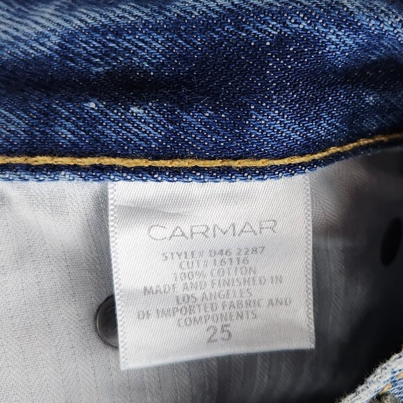 NWT LF Carmar High Rise Torne Marietta Cut Out Distressed Jeans sz 25 - Picture 10 of 11